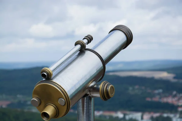 Belvedere Telescopio Binocolo Turistico — Foto Stock