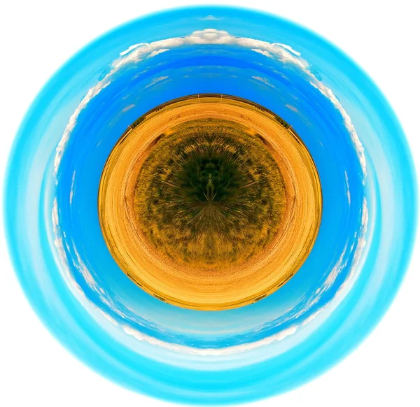360 Grados Pequeño Planeta — Foto de Stock