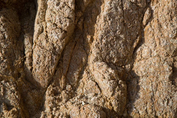 割れや多孔質の赤の石のテクスチャ — ストック写真