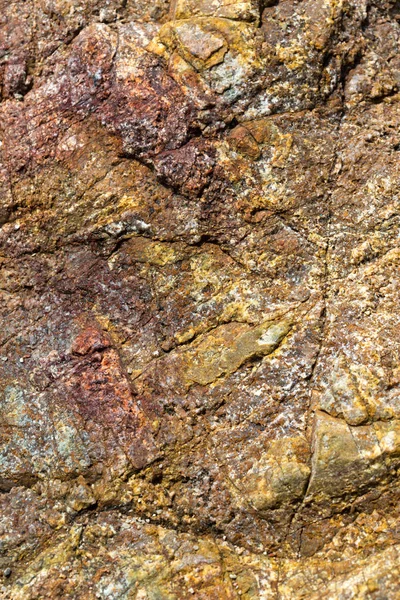 Textura Piedra Colorida Agrietada Porosa — Foto de Stock