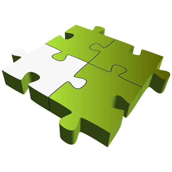 Puzzle Teile Teamwork — Stockfoto