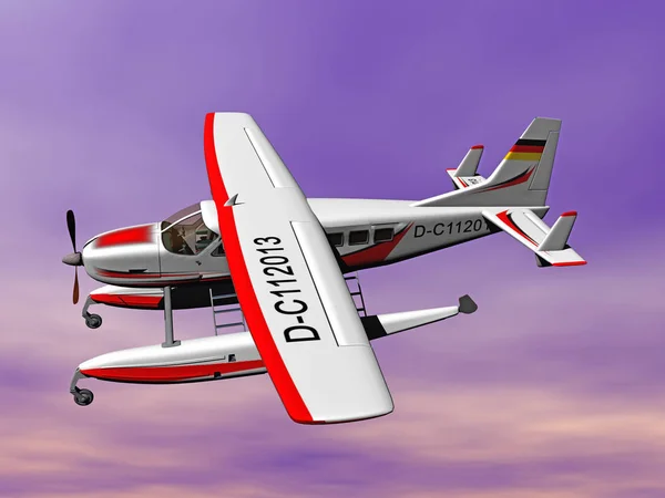 Flugzeug Flugzeug Flugverkehr — Stockfoto