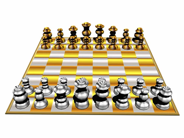 象棋桌球运动 — 图库照片