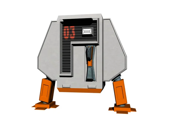 Cyborg Ρομπότ Αυτόματη Μηχανή — Φωτογραφία Αρχείου