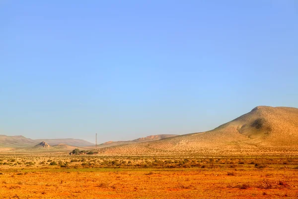 Picturesqe Paysage Dans Désert Maroc Proximité Tan Tan Sahara Occidental — Photo