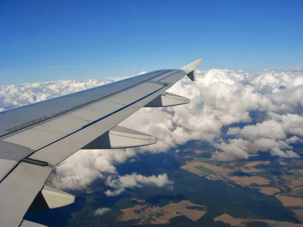 Acima Vista Nuvens — Fotografia de Stock