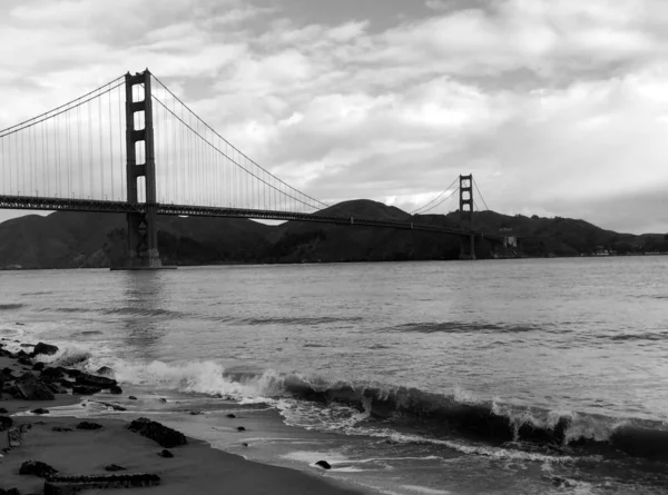 Сан Франциско Золоті Ворота Мосту Пляжу — стокове фото