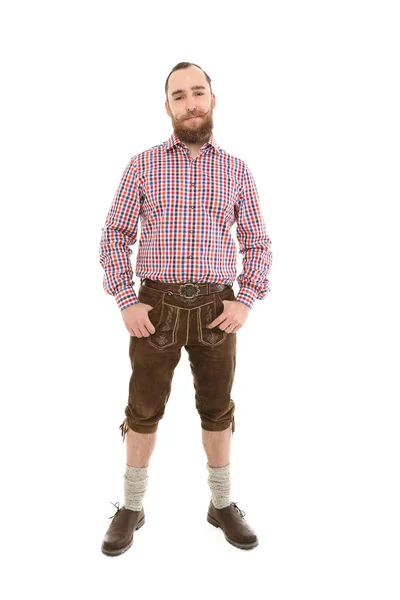 Bavarian Man Traditional Costume — Stock Photo, Image