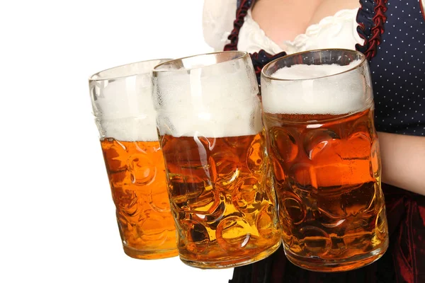 Trzy Litry Piwa — Zdjęcie stockowe