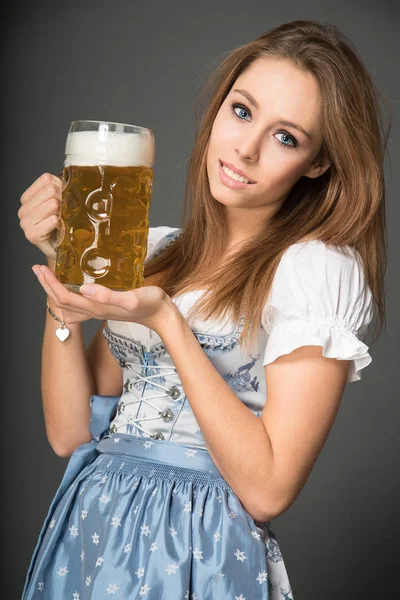 맥주를 마시는 바이에른 — 스톡 사진