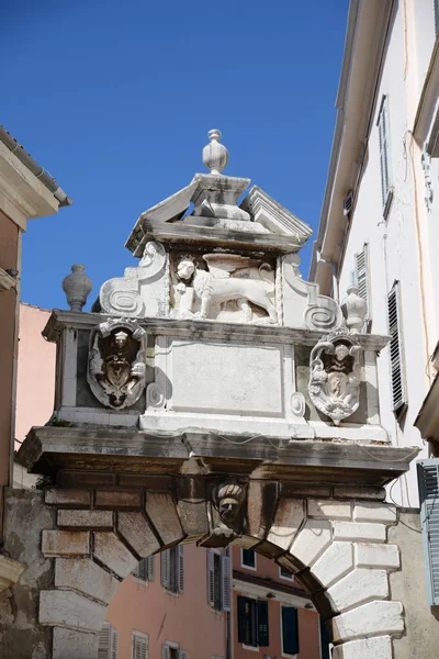 Balbi Gate Vrata Balbi Rovinj Istria Croatia Gate Architektur Wahrzeichen — Stockfoto