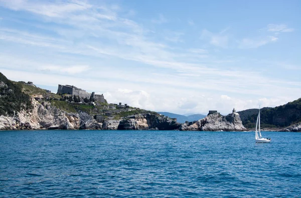 Porto Venere Liguria Város Cinque Terre Közelében Olaszország — Stock Fotó