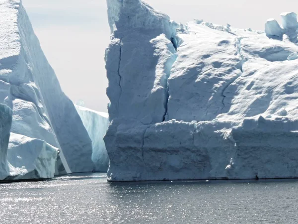 Iceberg Gelo Congelado Inverno Neve — Fotografia de Stock