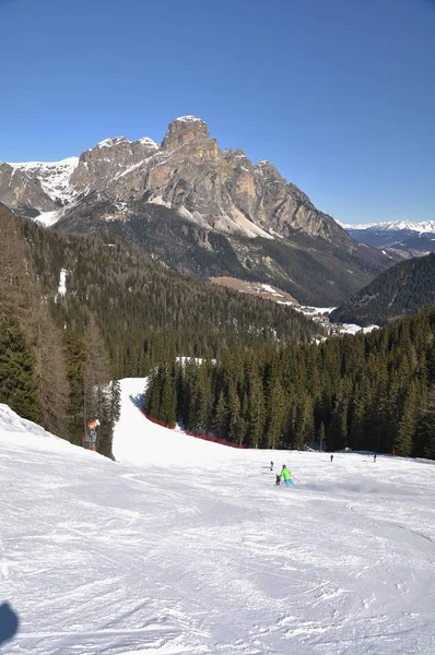 Malowniczy Widok Majestatyczny Krajobraz Dolomitów Włochy — Zdjęcie stockowe