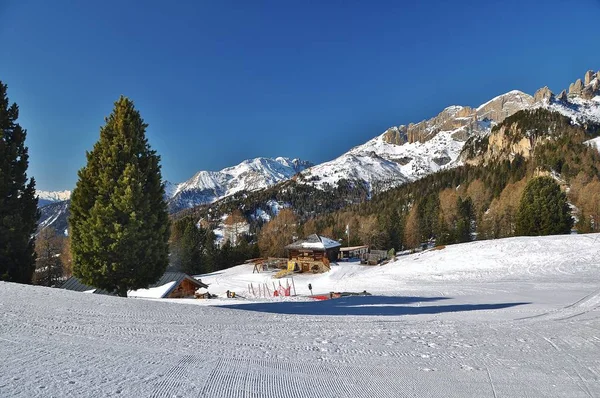 Malowniczy Widok Majestatyczny Krajobraz Dolomitów Włochy — Zdjęcie stockowe