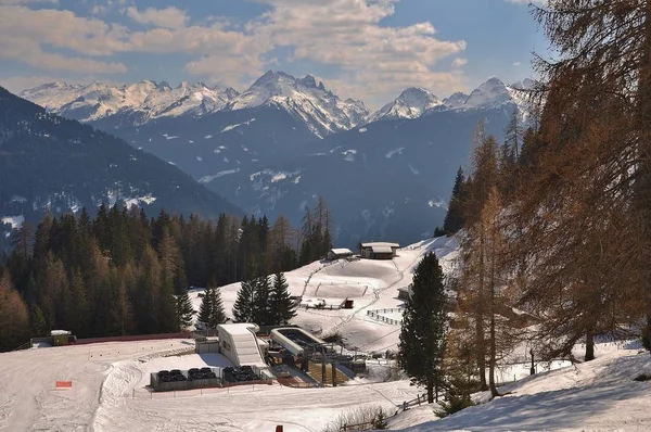 Malebný Pohled Majestátní Krajinu Dolomitů Itálie — Stock fotografie