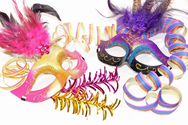 Venetian Masks Carnival Party — Stock Photo, Image