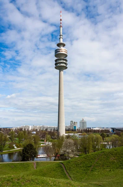 Wieży Olimpijskiej Monachium — Zdjęcie stockowe