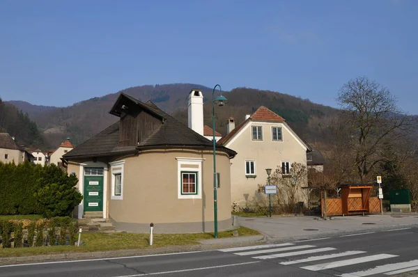 Festői Kilátás Hangulatos Falusi Táj — Stock Fotó