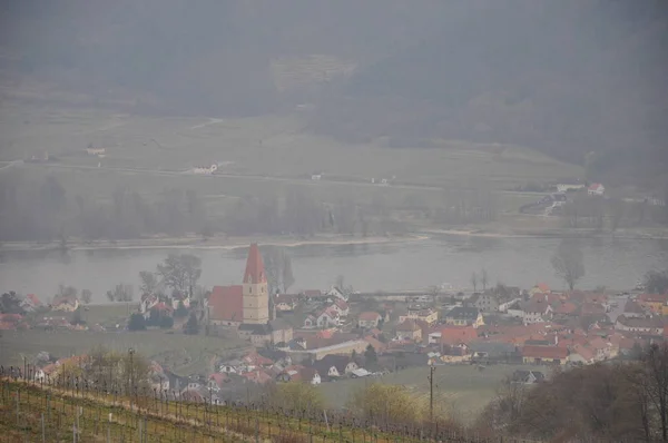 Vallée Wachau Est Une Région Autrichienne Près Danube Ouest Vienne — Photo