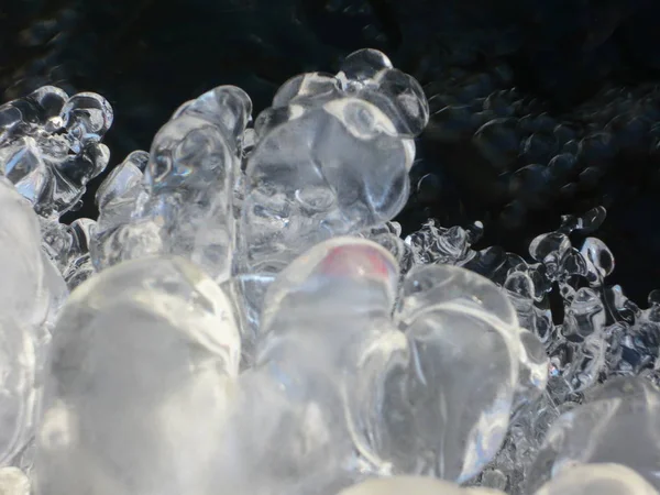 Eiswürfel Schnee — Stockfoto