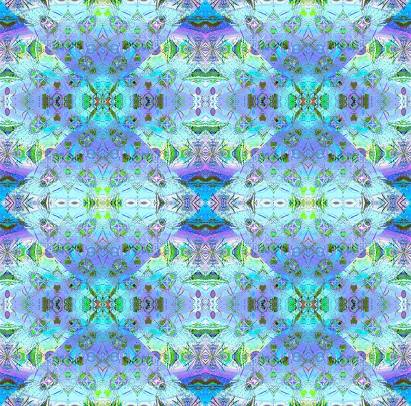 Abstrato Azul Violeta Fundo Infinito Multifacetado Padrão Argyle — Fotografia de Stock