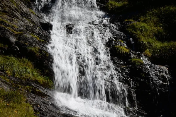 Vodopád Kaskáda Stubai Stubai Alpy Alpy Tirol Rakousko Hora Hory — Stock fotografie