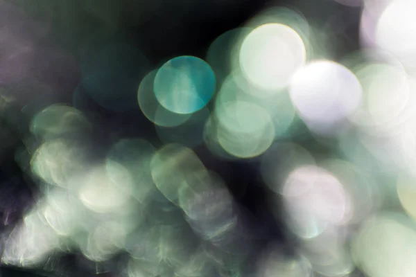 Siyah Arkaplandaki Bokeh Işıklarının Fotoğrafı — Stok fotoğraf