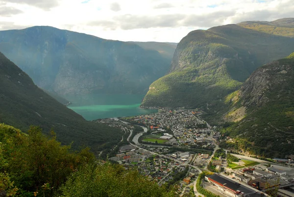 Norge Natur Landskap Bakgrund — Stockfoto