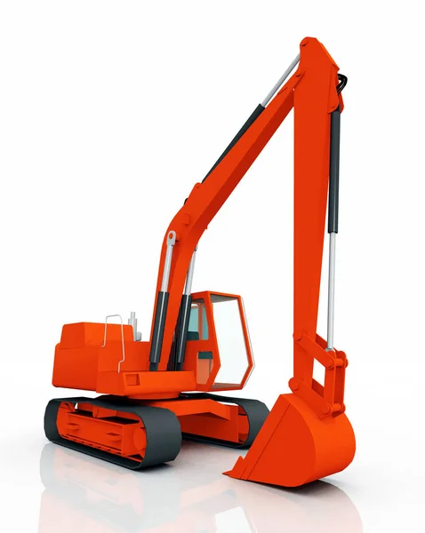 Computer Generated Illustration Excavator — Stock Photo, Image