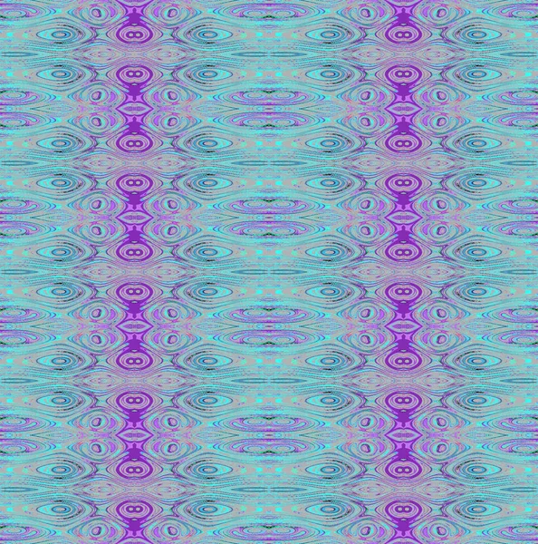 Fond Abstrait Turquoise Violet Motif Ellipses Sans Fin — Photo