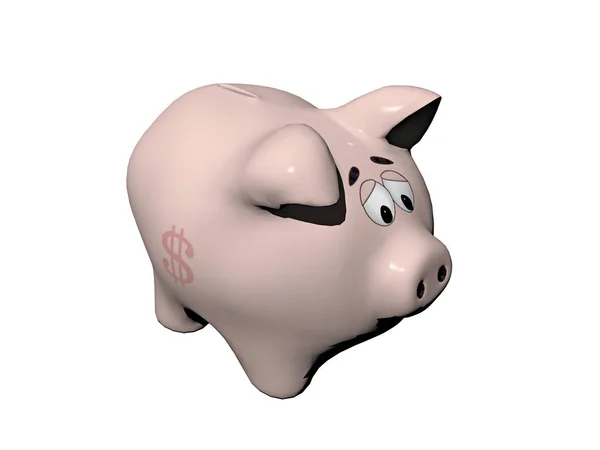 Piggy Bank Economia Dinheiro — Fotografia de Stock