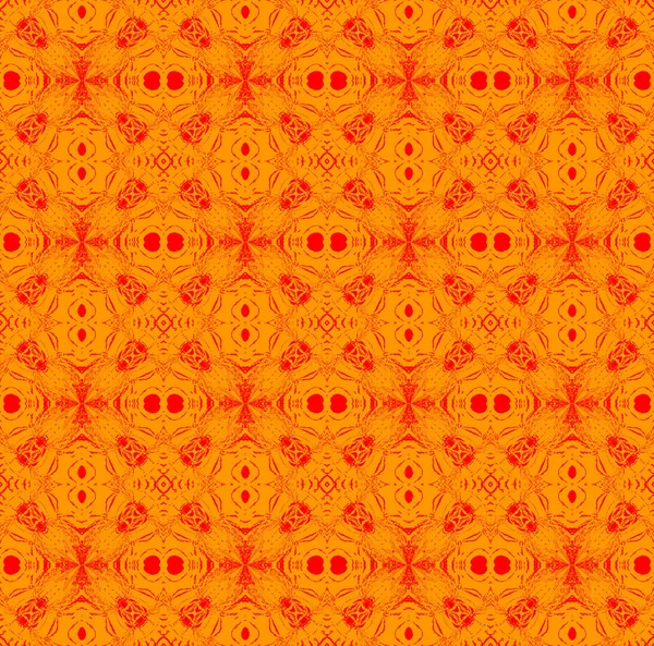 Abstrakt Grafisk Bakgrund Orange Röd Oändliga Ellips Och Romb Mönster — Stockfoto