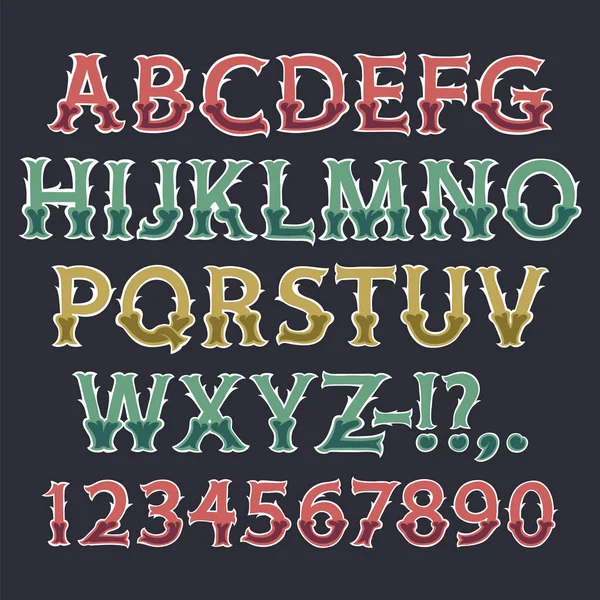 Halloween Colorful Bone Font Clipping Paths Included Additional Jpg Format — Stock Photo, Image