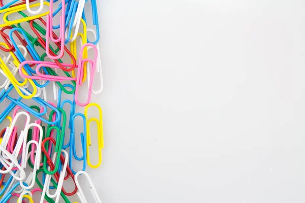 Paper Clips Copy Space — Stock Photo, Image