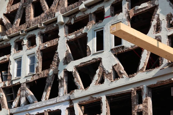 Está Reconstruyendo Casa Medio Plazo —  Fotos de Stock