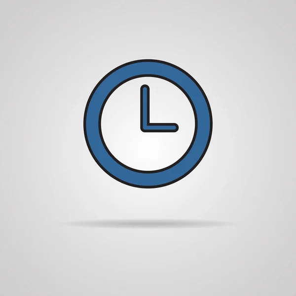 Watch Icon Shadow Vector Illustration Eps10 — Stock Photo, Image