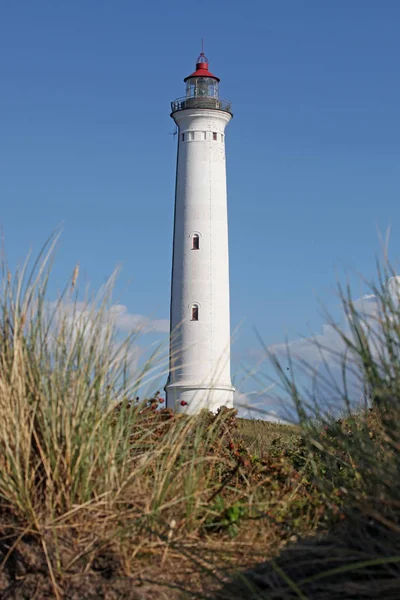 Farol Uma Colina Mar Norte — Fotografia de Stock