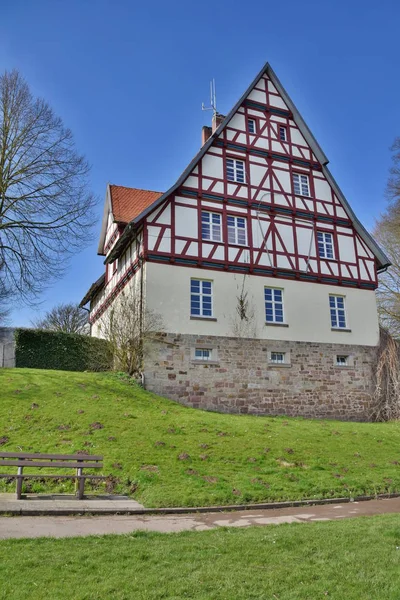 Városháza Gieselwerderben Weseren — Stock Fotó