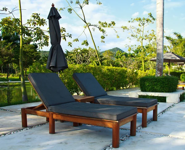 Schöner Stuhl Resort — Stockfoto