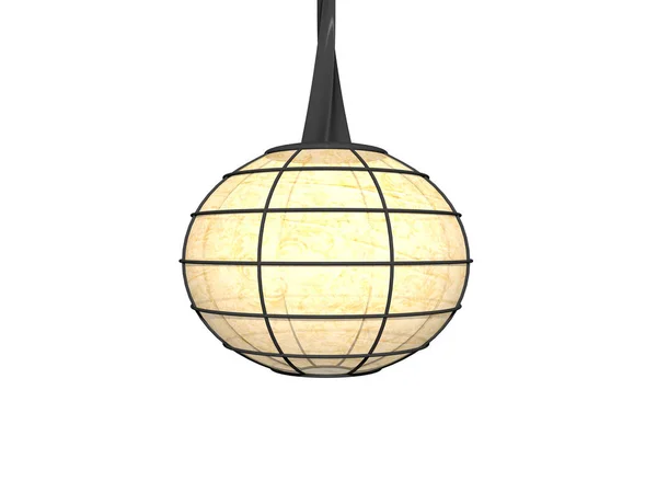 Декоративна Лампа Ізольована Білому Тлі — стокове фото