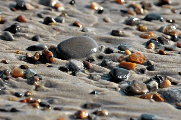 Stenen Het Strand Van Noordzee — Stockfoto