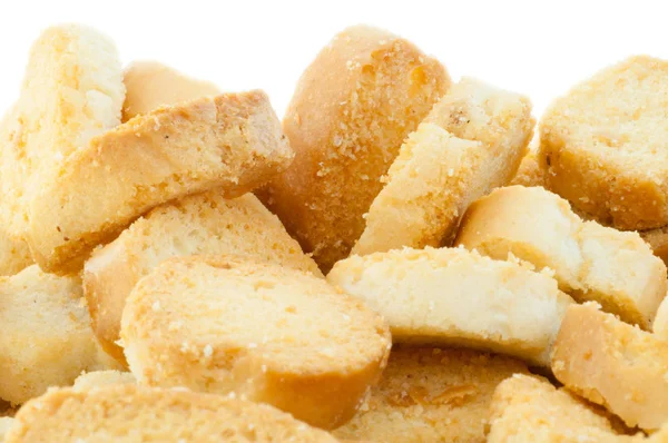Beautiful Background Croutons Bread — Stock Photo, Image