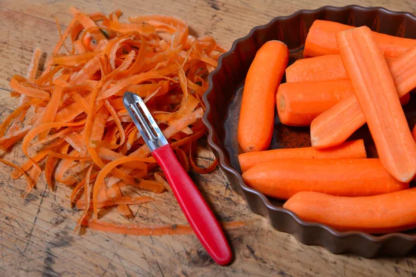 Agricultura Zanahorias Verduras Alimentos — Foto de Stock