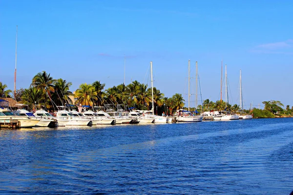 Scenic View Beautiful Harbor Stock Photo