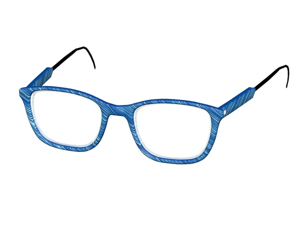 Óculos Isolados Sobre Fundo Branco — Fotografia de Stock