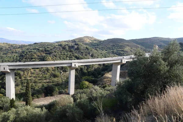 Ponte Construção Pontes Estrada Construção Estradas Engenharia Civil Construção Civil — Fotografia de Stock