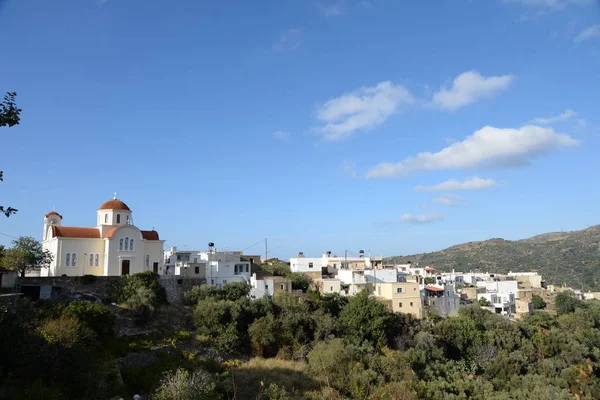 Chiesa Moulina Crete Greece Chapel Religion Architecture Eastern Crete North — Foto Stock