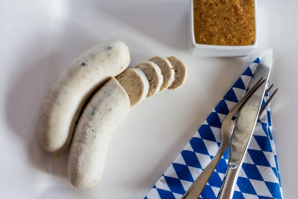 White Sausage Pretzels — Stock Photo, Image
