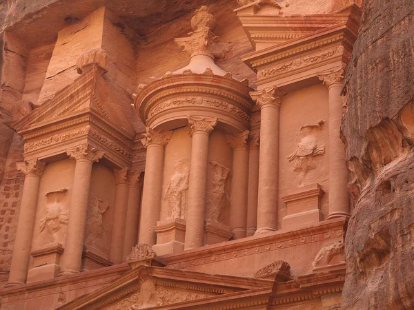 Templo Petra Jordan Ciudad Vieja Abu Simbel —  Fotos de Stock